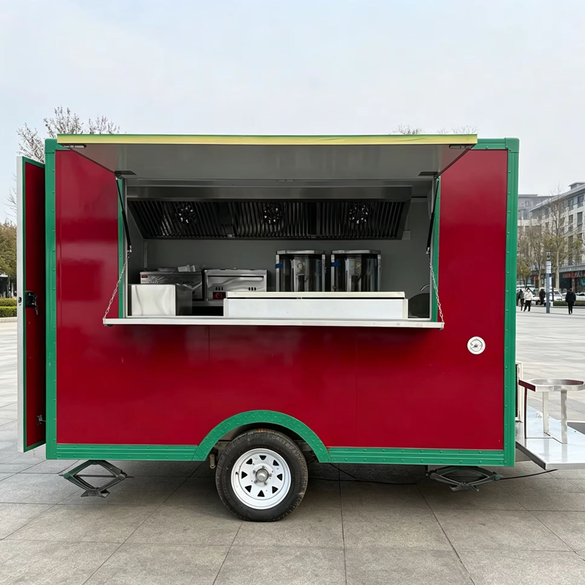 Food Snacks Catering - High Quality Single Axle Mobile Food