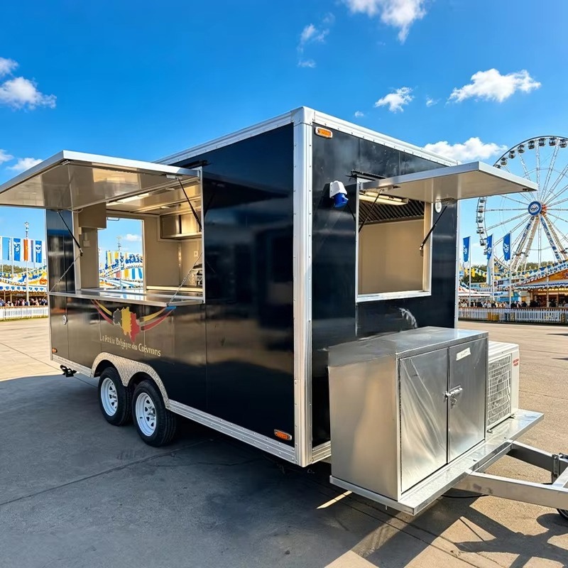 Food Snacks Catering - Commercial Food Trailer Fully Equipped Mobile