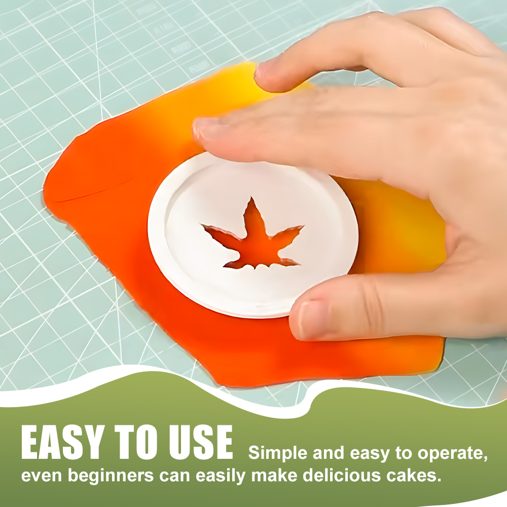Fall Maple Leaf Plastic Cutter - Cookies Pack review and price