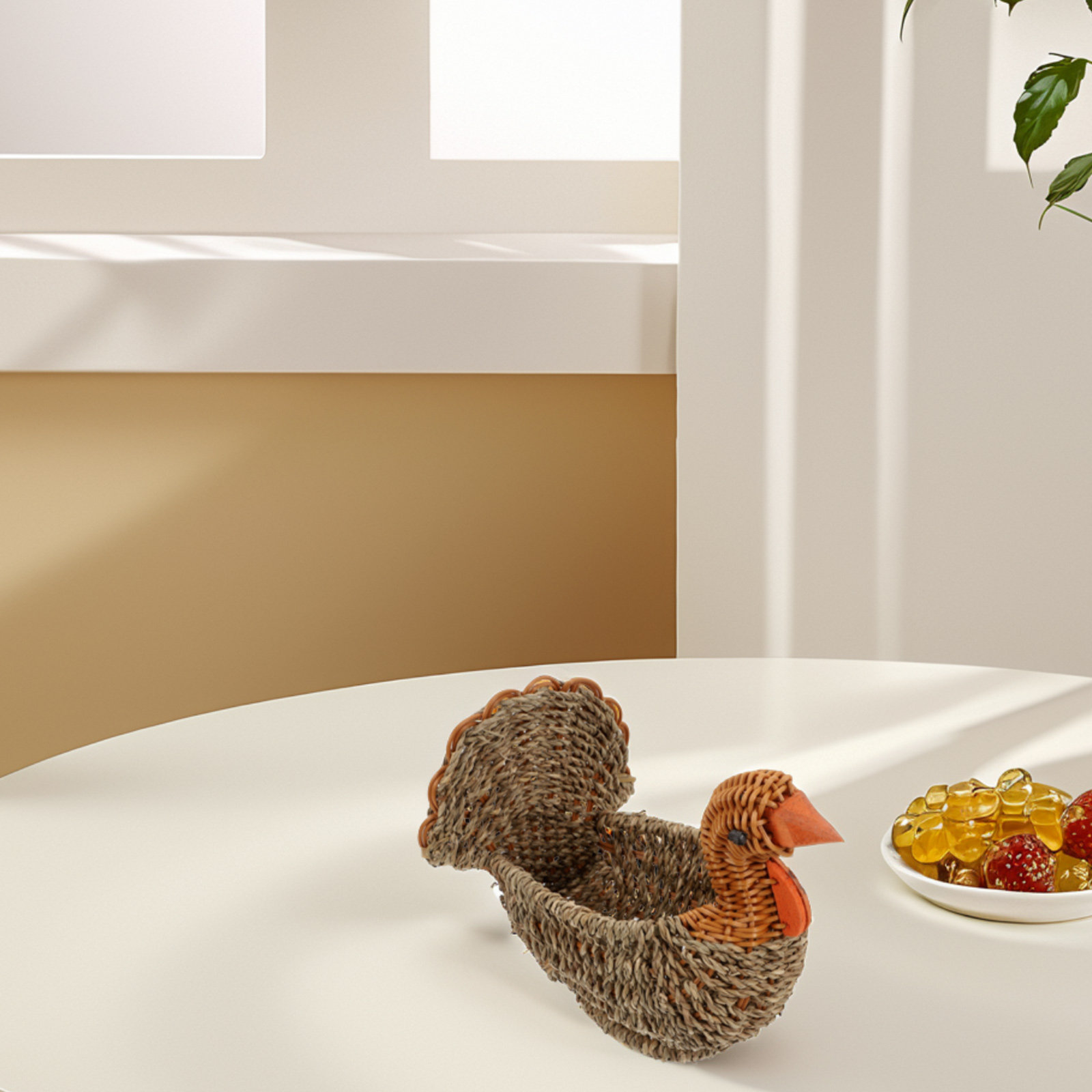 Turkey Shaped Woven Storage Ba - Dried Fruit review and price