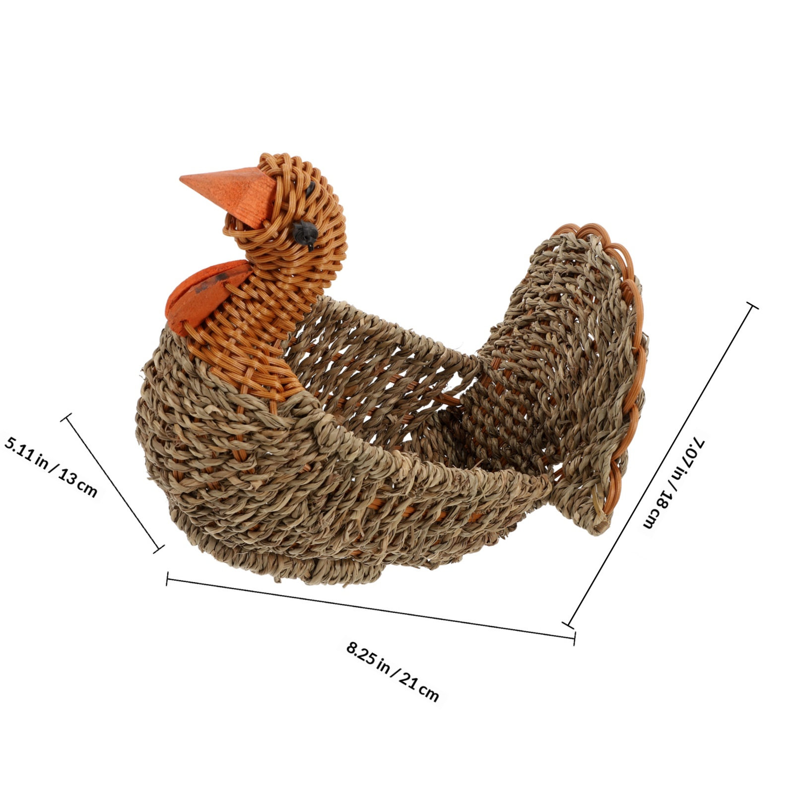 Turkey Shaped Woven Storage Ba - Dried Fruit review and price