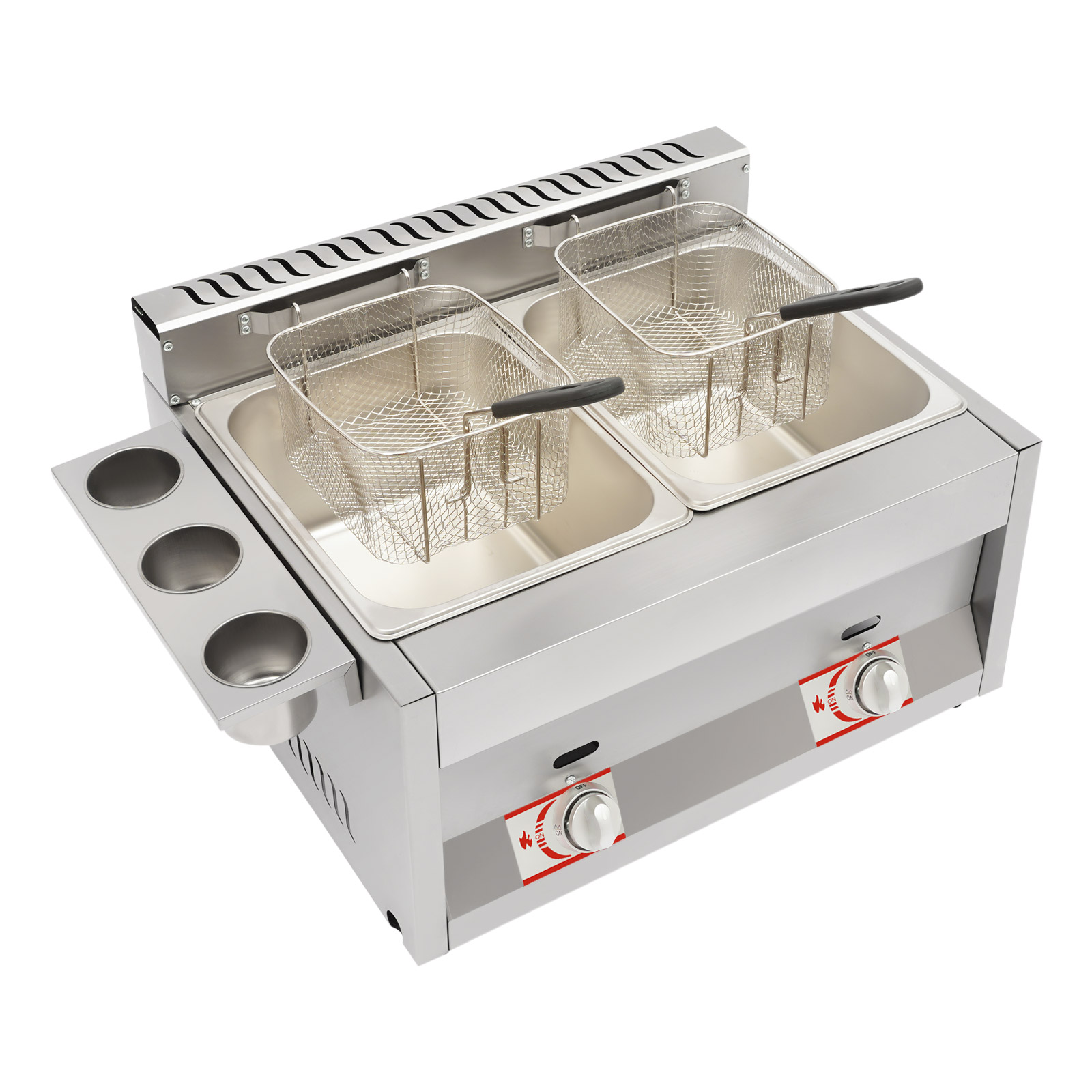 Commercial Deep Fryer 2-Tank 6 - Food Snacks Catering review and price