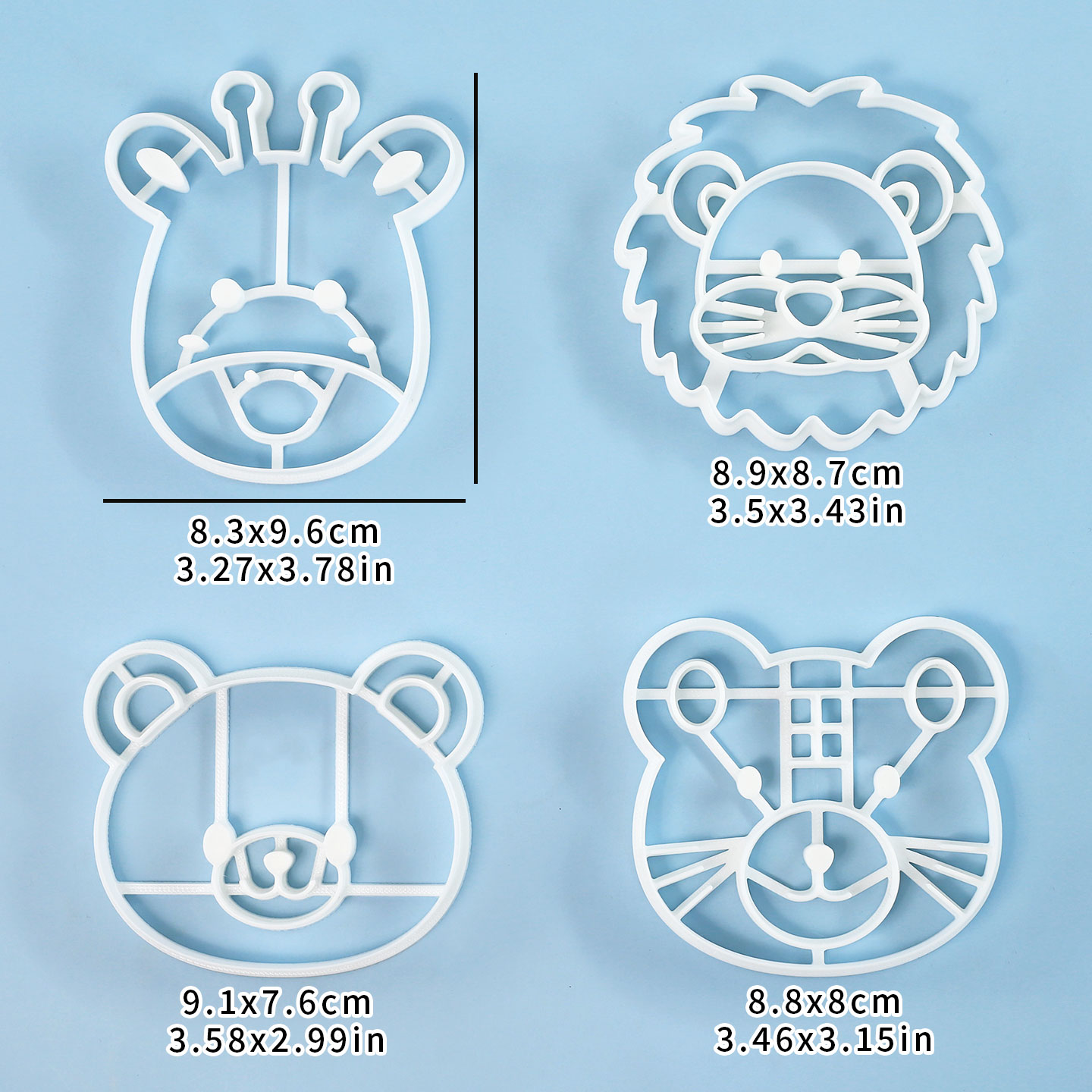 4 Pcs Animal Cookie Cutters Se - Cookies Pack review and price