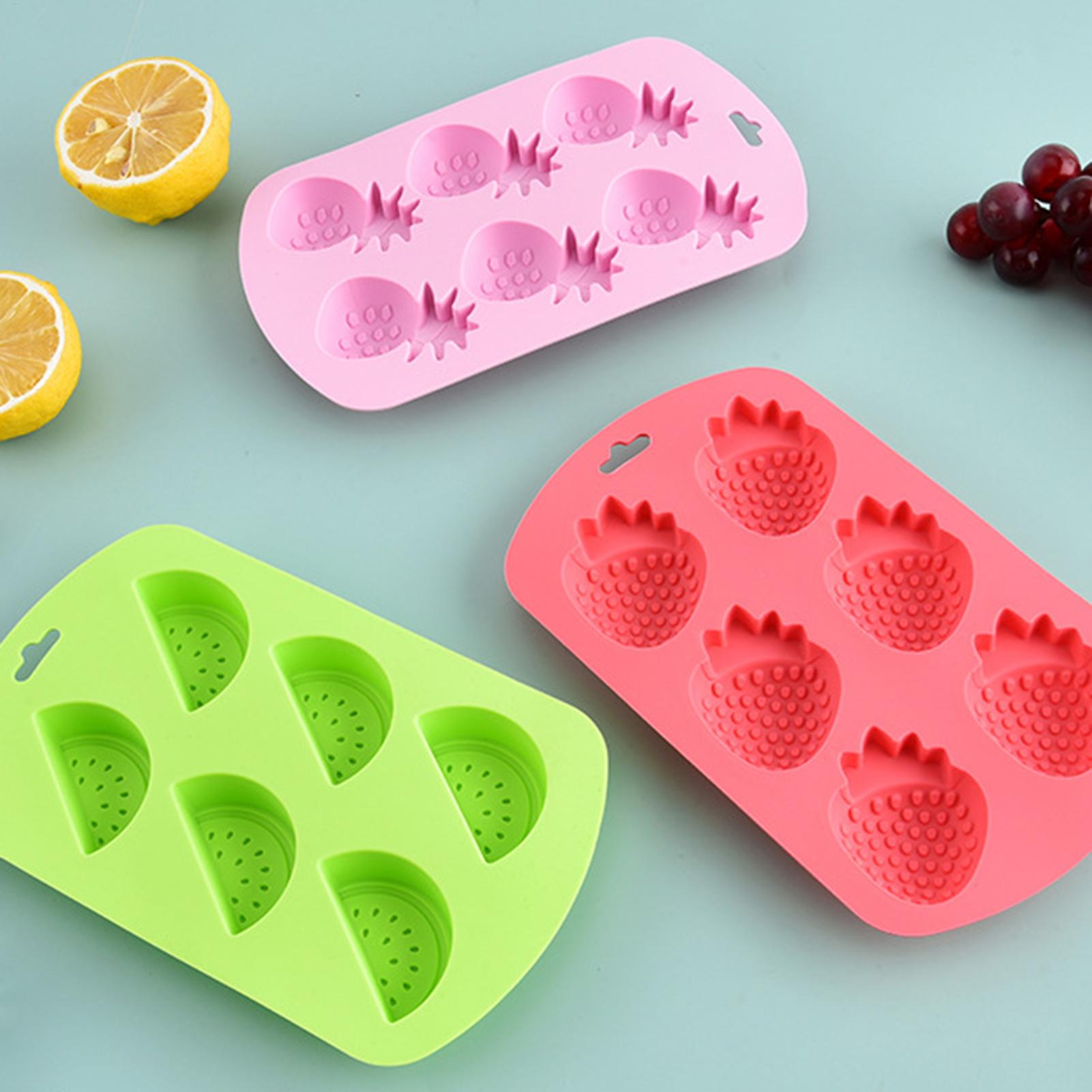 6 Cavity Fruit Shaped Silicone - Gummy Candy review and price