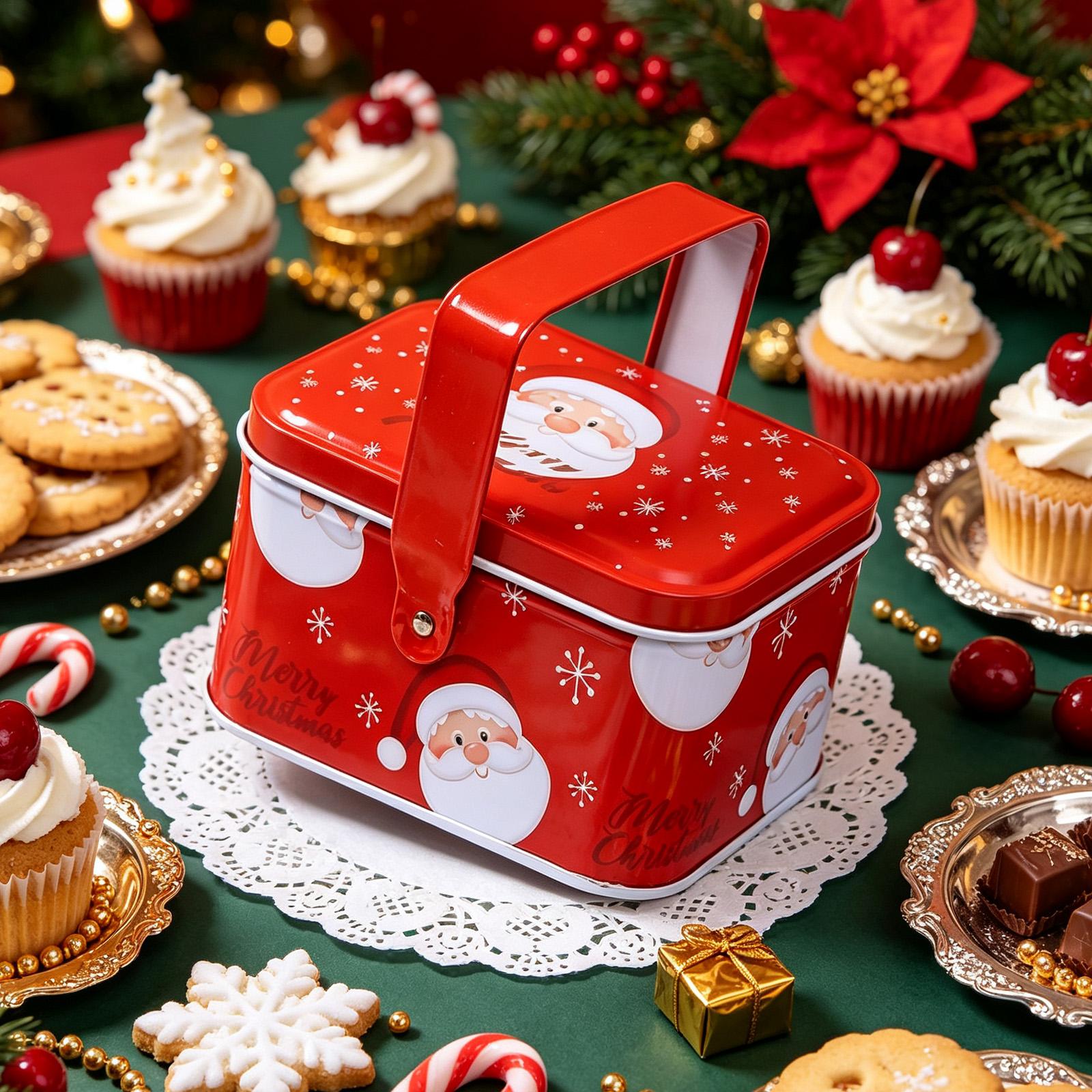 Christmas Cookie Tins Metal Sa - Chocolate Snack review and price