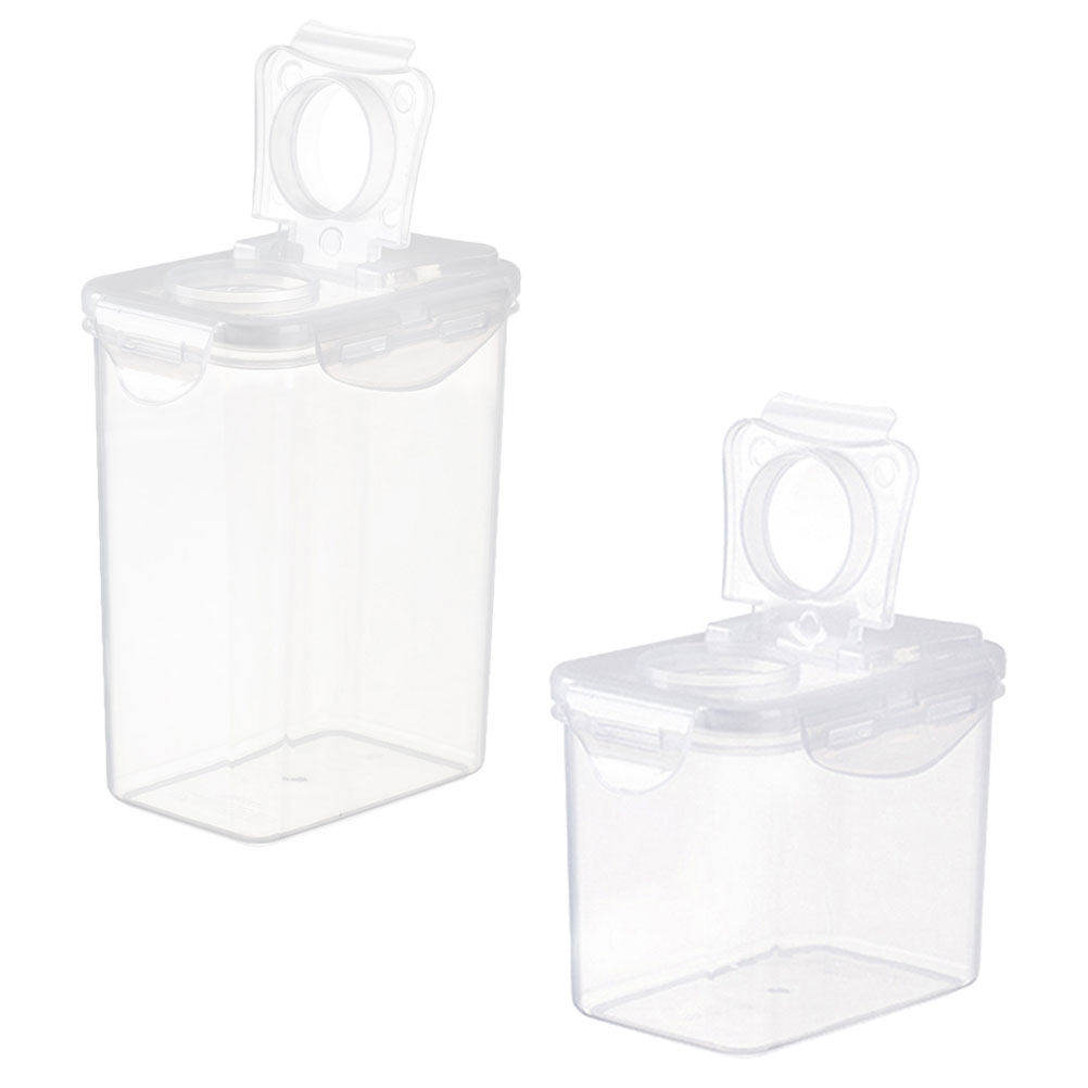 2Pcs Plastic Food Storage Jars - Dried Fruit review and price