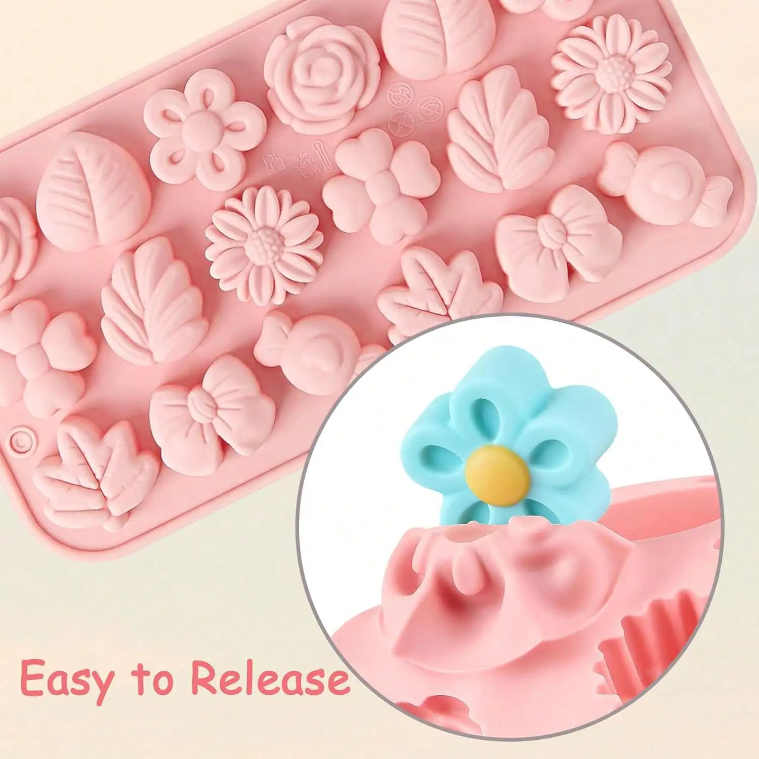 1-2 PCS Flower Theme Chocolate - Gummy Candy review and price