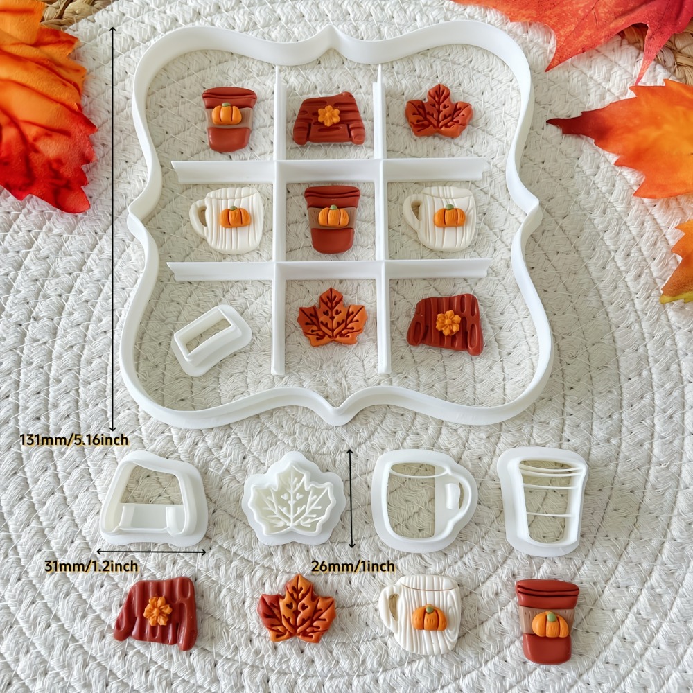 7Pcs Autumn Tic-Tac-Toe Cookie - Cookies Pack review and price