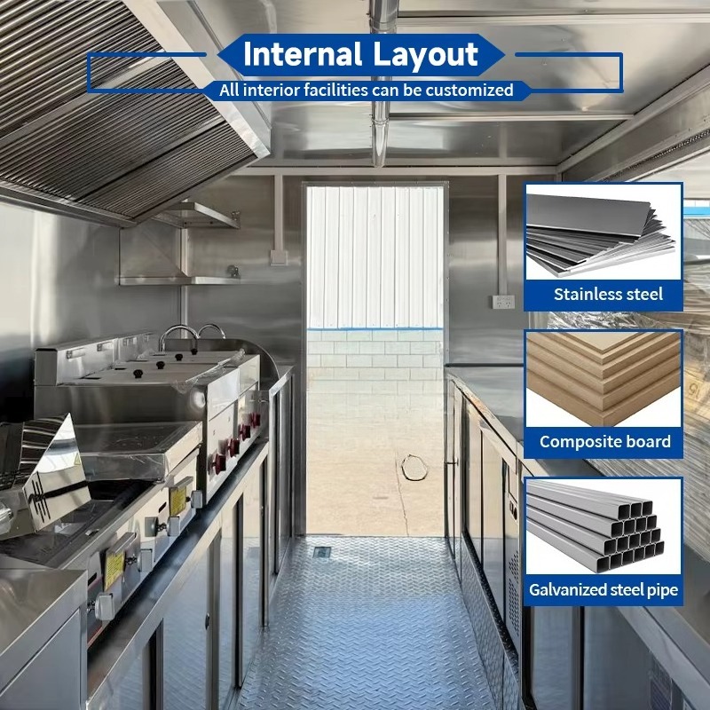 Commercial Food Trailer Fully  - Food Snacks Catering review and price